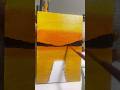 Peaceful Sunset Painting | Easy Acrylic Landscape for Beginners 🌅 #art #painting #acrylicpainting