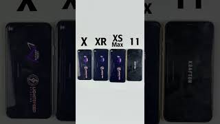 iPhone X vs XR vs XS Max vs 11 PUBG MOBILE TEST 2022 - PUBG MOBILE TEST in 2023