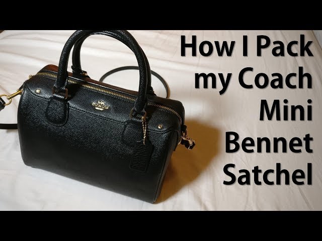 What's in my Coach Mini Bennett Satchel 