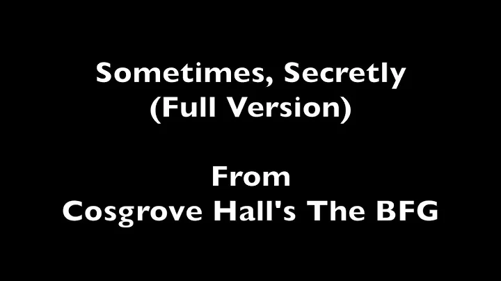 Sharon Campbell - Sometimes, Secretly (Full Version)