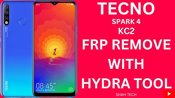 Tecno Spark 4 (KC2) FRP Remove With Hydra Tool || How To Remove FRP on MTK (MediaTek) Devices