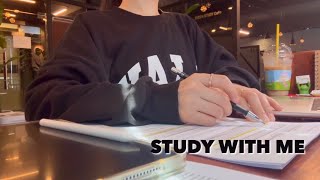 🐸4-HOUR Study With Me 📝 No music, Real sound, note taking, keyboard typing, ASMR, Pomodoro 50/10 🎧