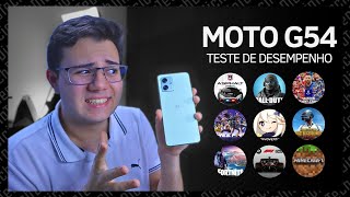 O MOTO G54 É UM BOM CELULAR PARA JOGAR?  | MOTO G54 teste em 10 JOGOS com Tela 120Hz!