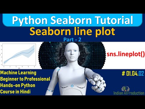 Seaborn line plot | Python Seaborn Tutorial in Hindi Part-2| Machine Learning Tutorial #01.04.2