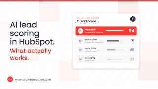 AI Lead Scoring in HubSpot: What Actually Works