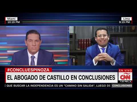 Benji Espinoza conversa con Fernando del Rincón sobre la situación de Pedro Castillo. CNN en español