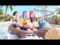 Kpop Music Demon Hunters Songs: EDGE OF BECOMING (MV) | Pregnant WATER PARK Version 🏄‍♂️🌊
