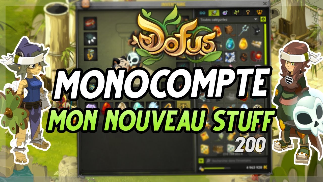 DOFUS ACQUISITION D'UN NOUVEAU STUFF, PROCHAIN OBJECTIFS & RUSH KAMAS