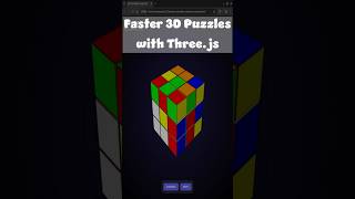 Speed Up Your WebGL Projects - Rubik's Cube Optimization