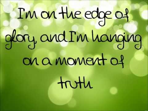 Lady Gaga- On The Edge of Glory Lyrics- HD