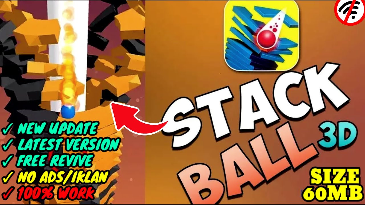 Tutorial download Stack Ball Mod Apk v1.1.94 New Update Free