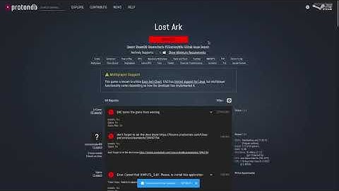 Checking ProtonDB everyday until Lost Ark is supported on Linux - Day 3