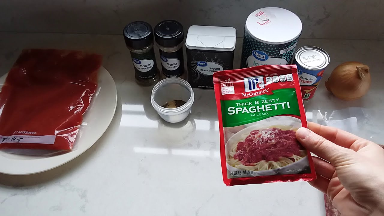 McCormick Thick And Zesty Spaghetti Sauce Seasoning Mix