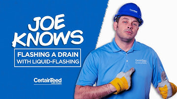 Commercial Roofing Construction Detail CTL-SF-05: Flashing A Drain with Liquid Flashing