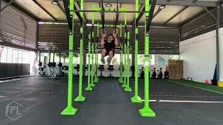 Lean away ring pull up @FitnessLab