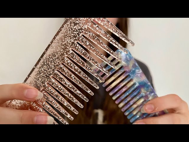 ASMR - Just Hair Combing! (+ a bit of spray sounds) Imaginary hair | Camera Combing | *requested*