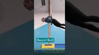 Barrel Roll in Static Trapeze #trapeze #barrelroll