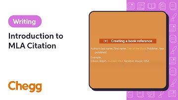 Introduction to MLA Citation | Chegg