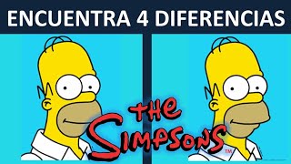 ENCUENTRA LAS 4 DIFERENCIAS - LOS SIMPSON