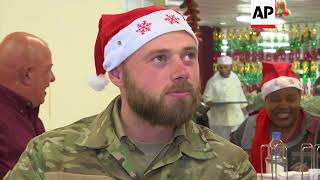 NATO-led mission in Kabul celebrates Christmas