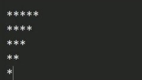 Inverted Right Triangle 🔺 pattern #c #programming #codeblocks #pattern