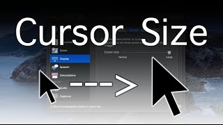 How To Adjust the Cursor Size on a Mac