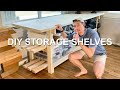 How to build storage shelves quick and easy woodworking for beginners