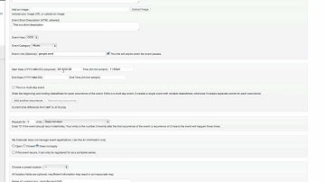 Event Calendar - Add Event