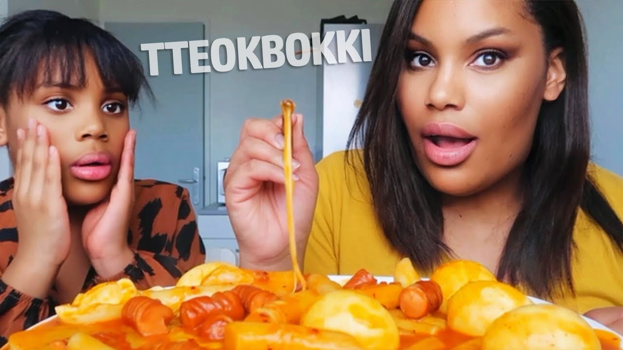 #33 REQUEST KOREAN SPICY RICE CAKES MUKBANG┃tteokbokki