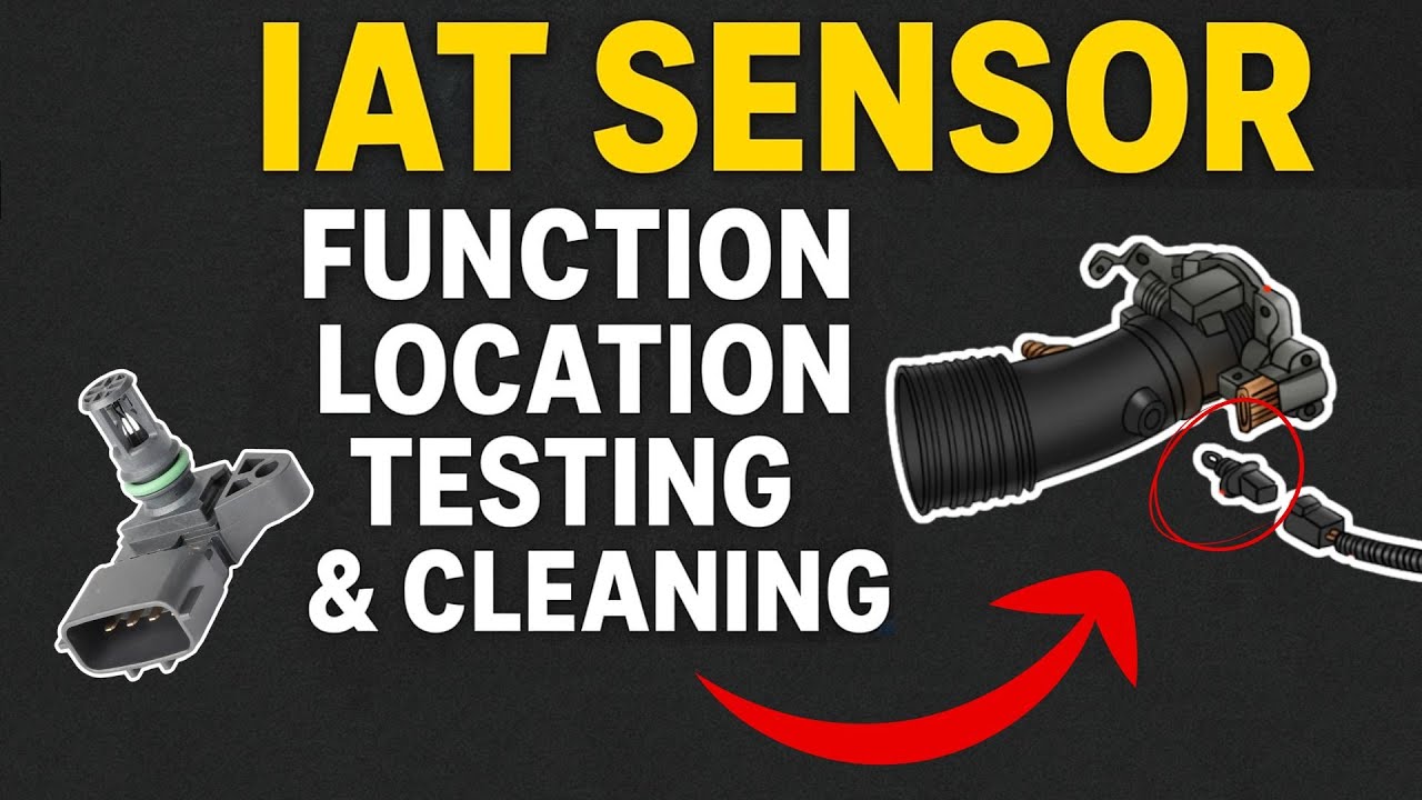 Intake Air Temperature Sensor IAT  Function, Location, Testing & Cleaning Explained