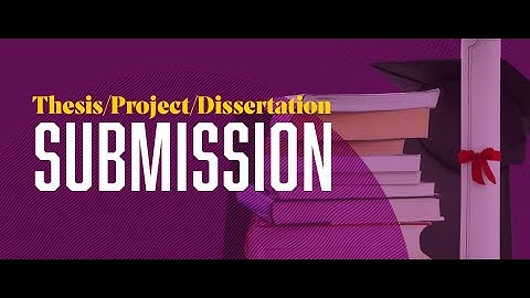 Thesis Video #3: Template B