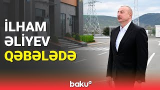 Prezident İlham Əliyev Qəbələdə səfərdə olub