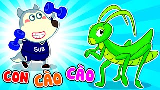 Con Cào Cào 🦗 Phim Hoạt Hình Wolfoo Vui Nhộn 🎵 Liên Khúc Nhạc Thiếu Nhi Sôi Động Remix | Sói Con TV