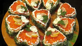 Новогодние закуски. Закуски на праздничный стол. Новогодние закуски. Закуски на праздничный стол.