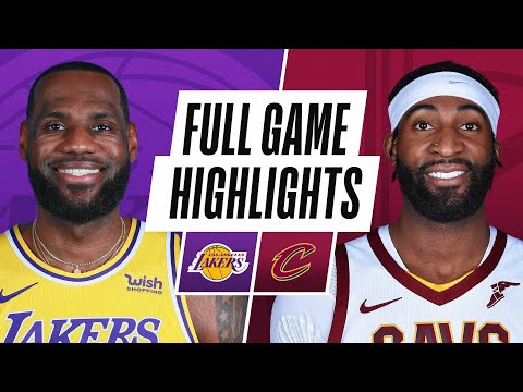 LAKERS at CAVALIERS | FULL GAME HIGHLIGHTS | January 25, 2021