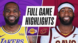 LAKERS at CAVALIERS | FULL GAME HIGHLIGHTS | January 25, 2021 News