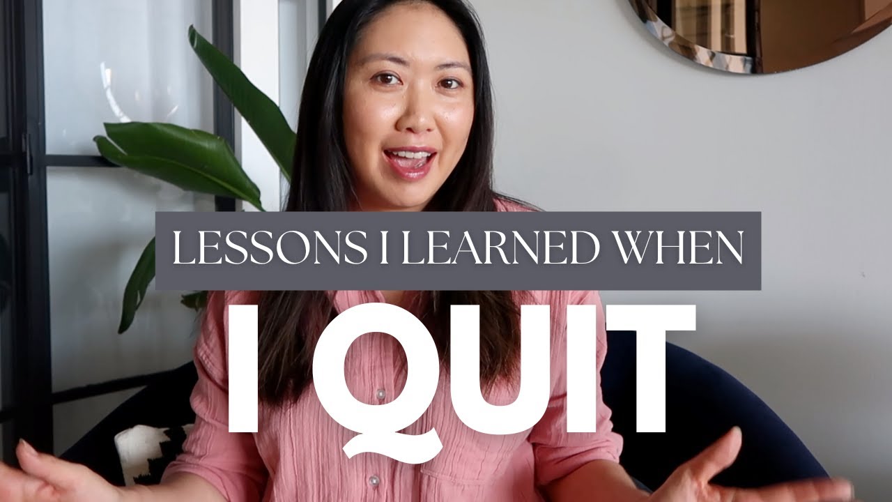 Lessons I Learned After I Quit My Management Consulting Job YouTube