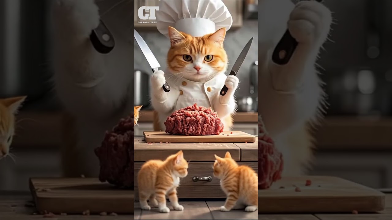 Meow meow cooking egg 🥚 | meow meow song 