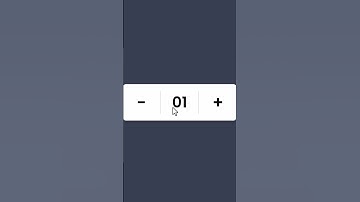 Button with Increment and Decrement Number  Using HTML CSS and JavaScript