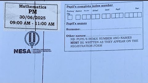 MATHEMATICS P6 National Examination | 2025 NESA EXAM Correction Q1-Q20