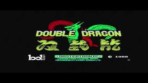 Double Dragon - Zx Spectrum +2 (Full Cassette Tape Loading & Gameplay)
