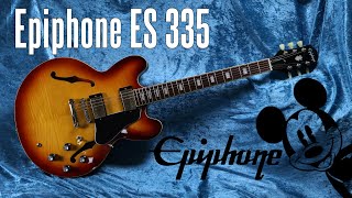 Epiphone Inspired by Gibson ES 335 - Myszka Mickey z pentagramem - FOG