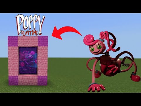 HOW TO MAKE A MOMMY LONG LEGS PORTAL (Poppy Playtime Chapter 2) - MINECRAFT