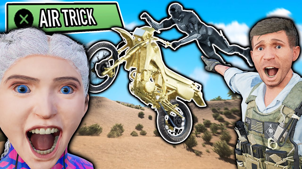 Impressing DMZ Players with Dirt Bike Tricks