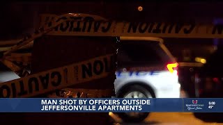 Officials say armed man shot by officers interacted with police day prior to incident
