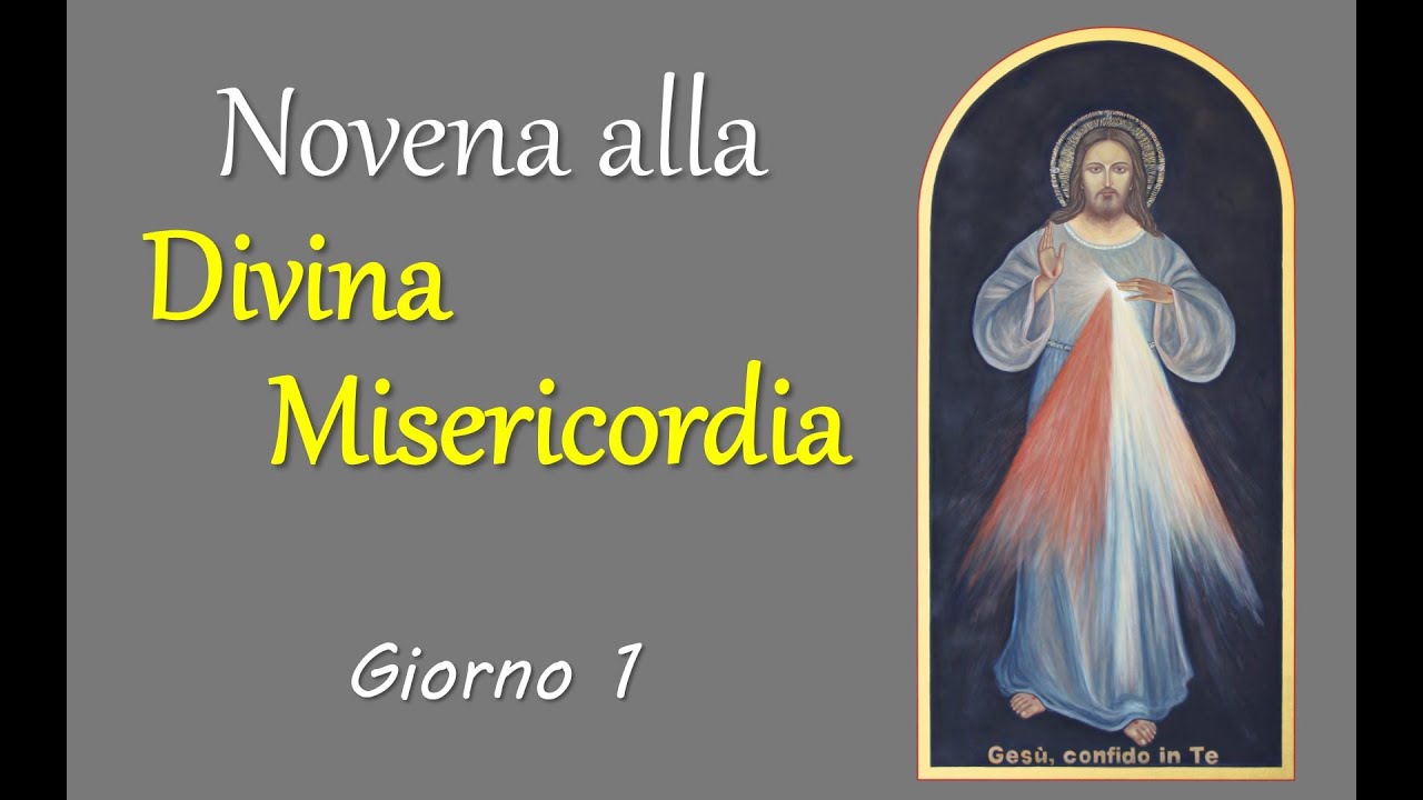 Novena alla divina Misericordia (primo giorno) YouTube Novena alla divina Misericordia (primo giorno) YouTube