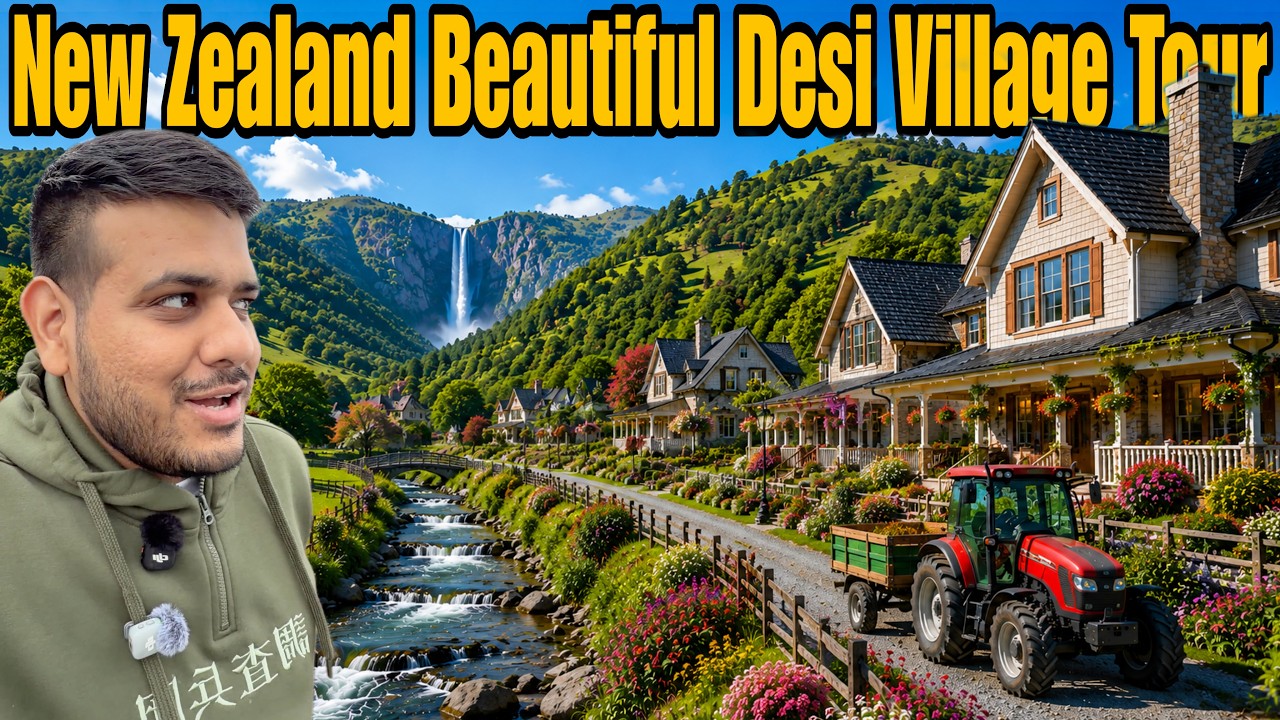 Exploring Beautiful Desi Village of New Zealand 😱🇳🇿 |NZ Road Trip| #EP-15