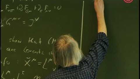 General theory of relativity - Volker Perlick - Lecture 07