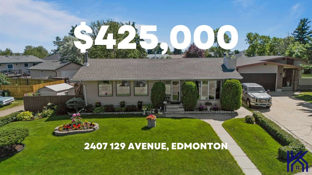 Come Tour this Stunning 425,000 Bungalow in Edmonton YouTube