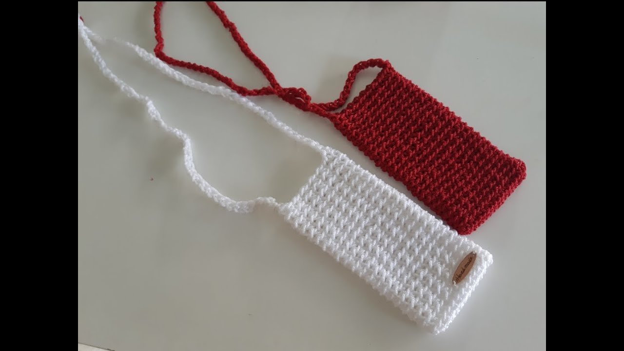 Πλέκω θήκη κινητού - crocheted cell phone case cover